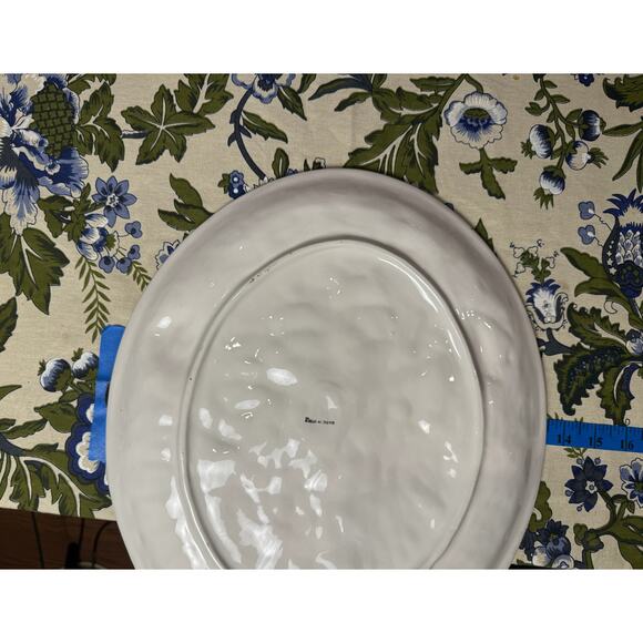 RARE Vintage Hand Painted Made in Italy Turkey Platter Oval Vietri Nieman Marcus - Picture 6 of 6